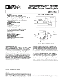 Datasheet ADP3300 manufacturer Analog Devices